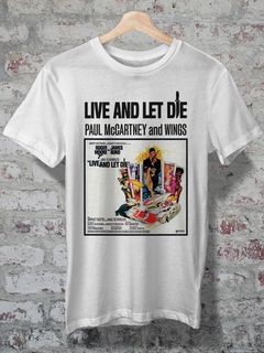 CAMISETA - PAUL McCARTNEY - LIVE AND LET DIE