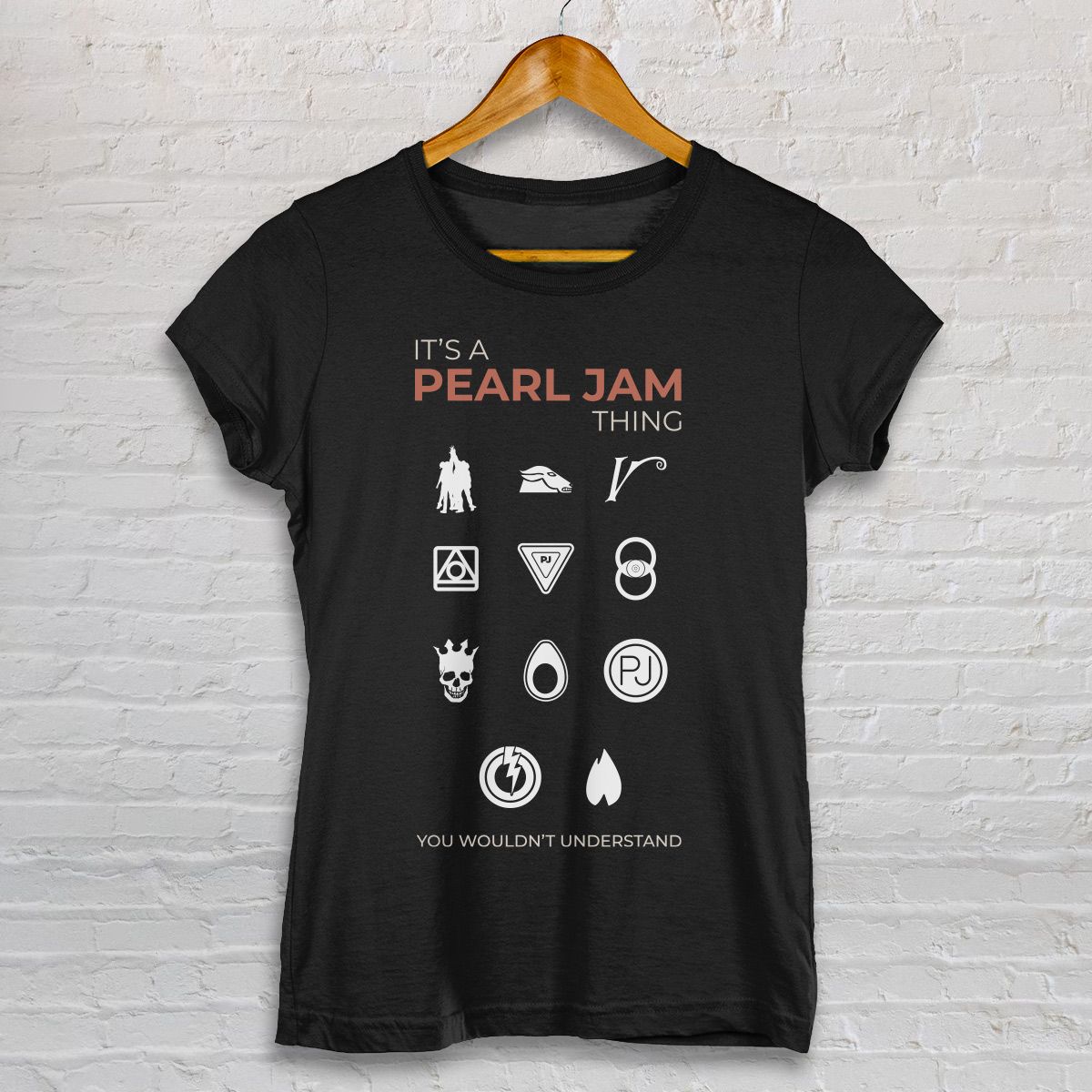 Nome do produto: BABY LOOK - PEARL JAM - YOU WOULDNT UNDERSTAND