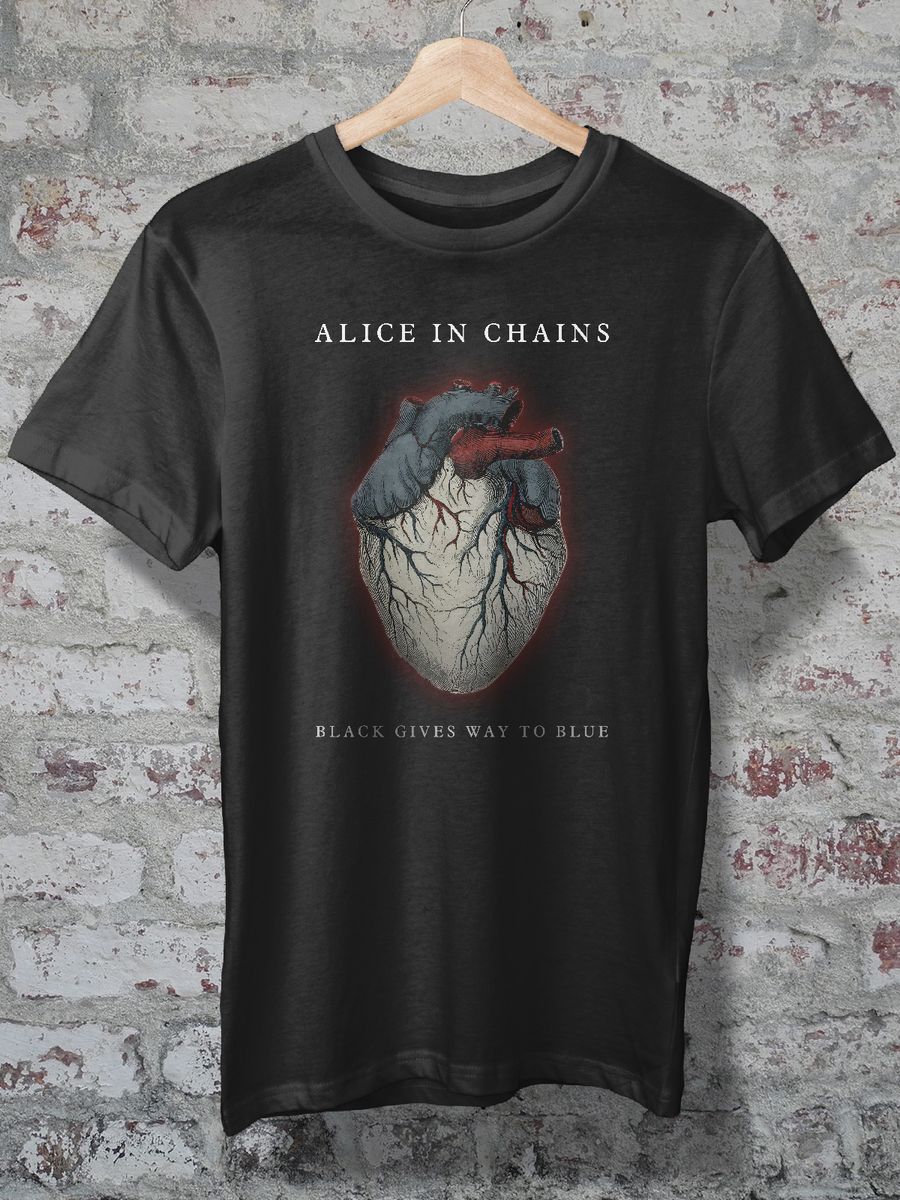 Nome do produto: CAMISETA - ALICE IN CHAINS - BLACK GIVES WAY TO BLUE