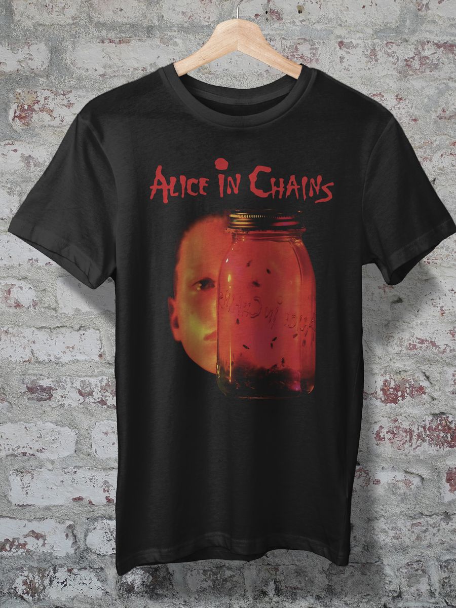 Nome do produto: CAMISETA - PS - ALICE IN CHAINS - JAR OF FLIES