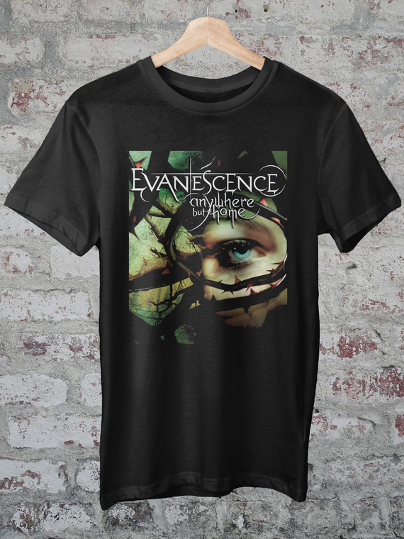 CAMISETA - EVANESCENCE - ANYWHERE BUT HOME