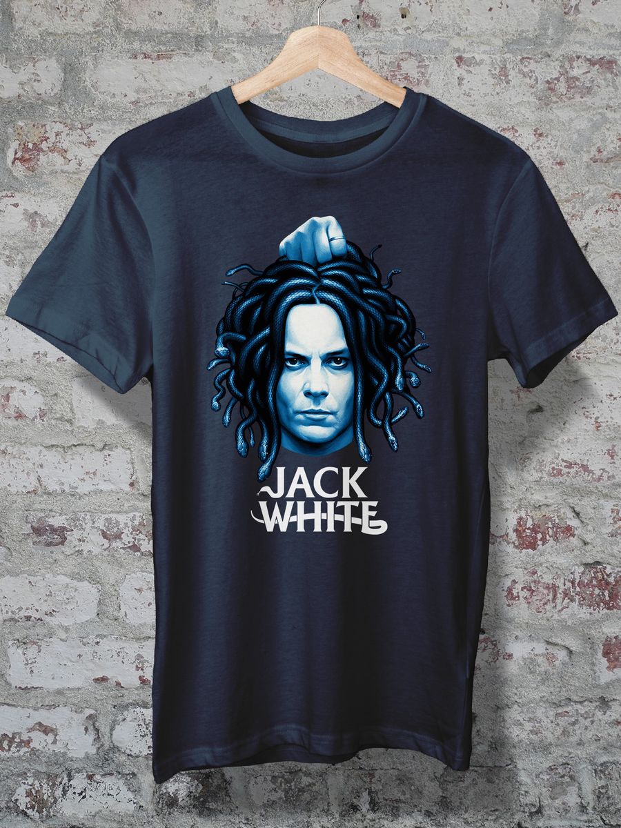 Nome do produto: CAMISETA - JACK WHITE - MEDUSA