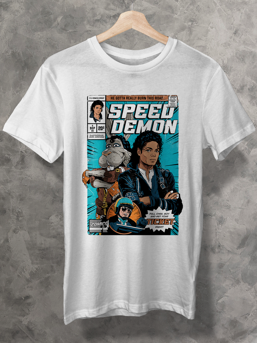 Nome do produto: CAMISETA - MICHAEL JACKSON - SPEED DEMON