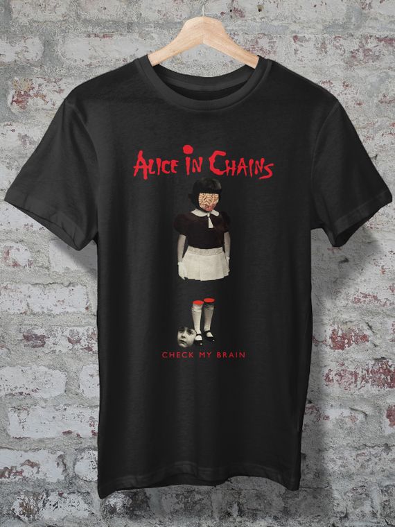 CAMISETA - ALICE IN CHAINS - CHECK MY BRAIN