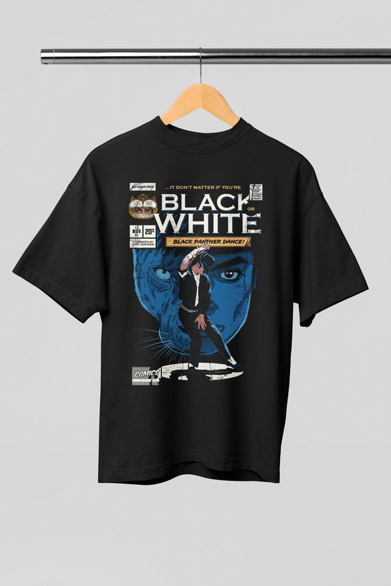 OVERSIZED - MICHAEL JACKSON - BLACK OR WHITE