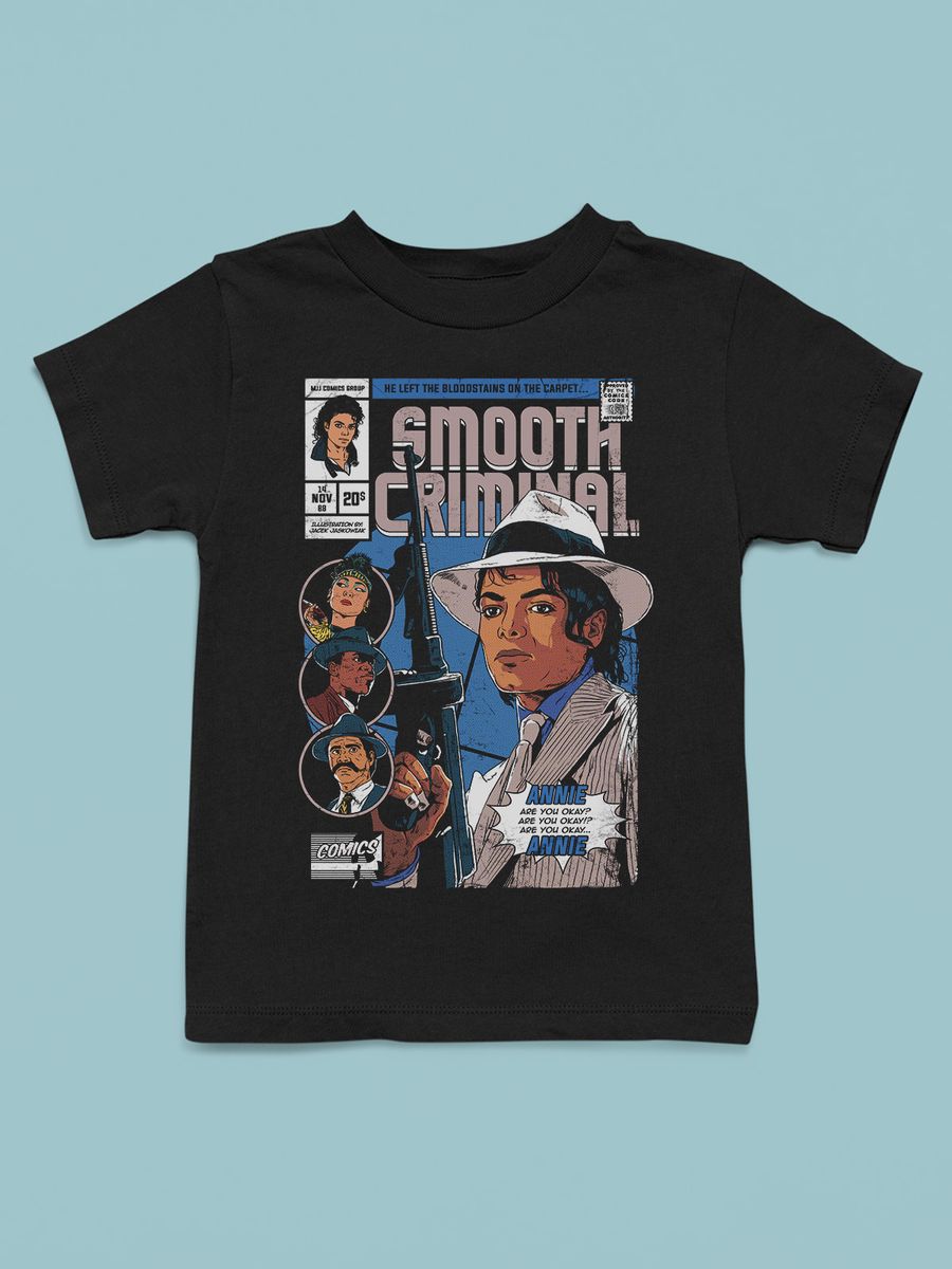 Nome do produto: CAMISETA INFANTIL - MICHAEL JACKSON - SMOOTH CRIMINAL