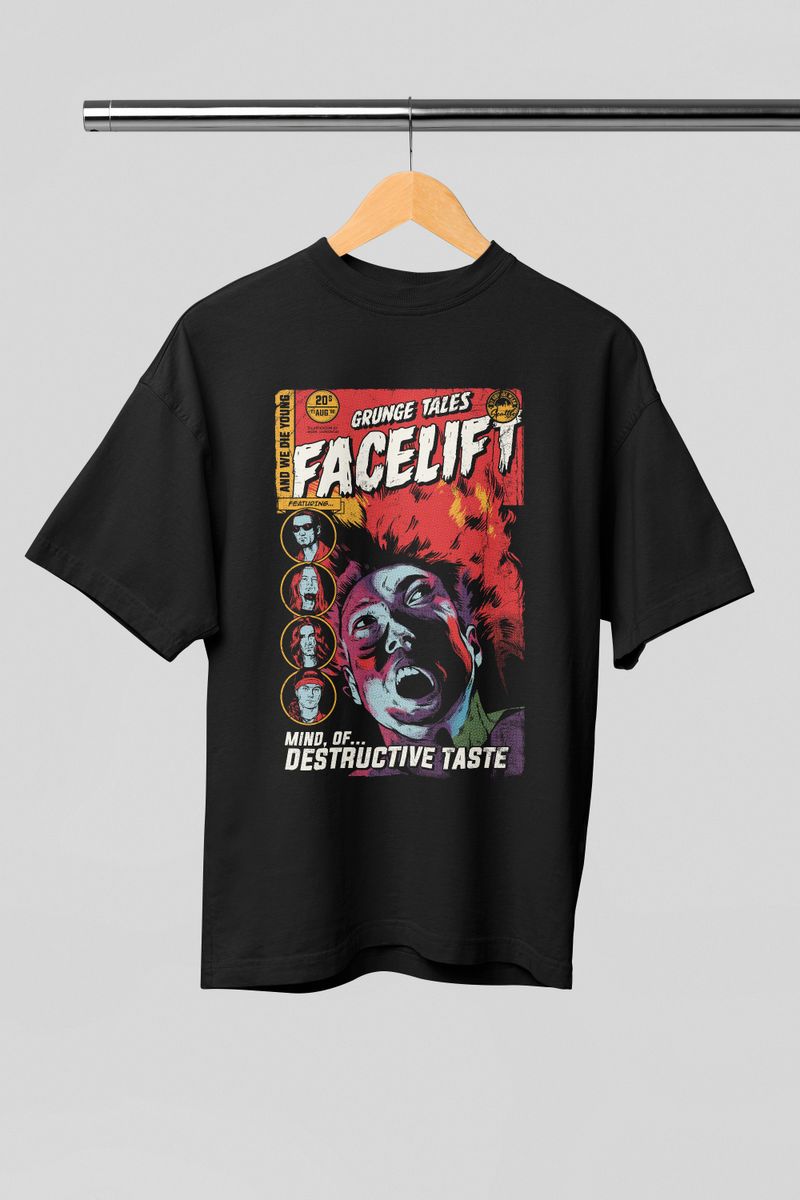 Nome do produto: OVERSIZED - ALICE IN CHAINS - FACELIFT