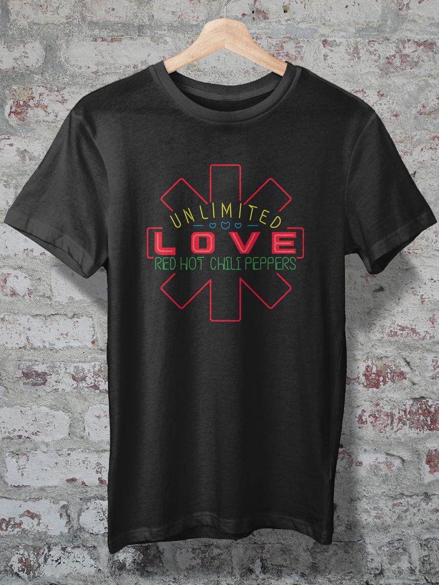 Nome do produto: CAMISETA - RED HOT CHILI PEPPERS - UNLIMITED LOVE