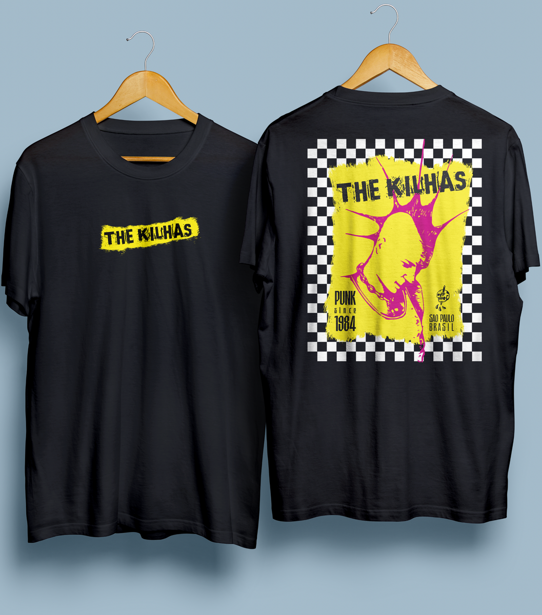 Nome do produto: CAMISETA - PS - THE KILHAS - PUNK 1984