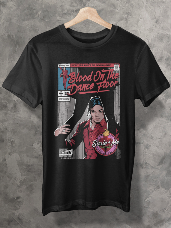 CAMISETA - MJ - BLOOD ON THE DANCE FLOOR