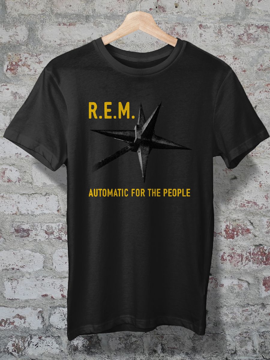 Nome do produto: CAMISETA - R.E.M. - AUTOMATIC FOR THE PEOPLE