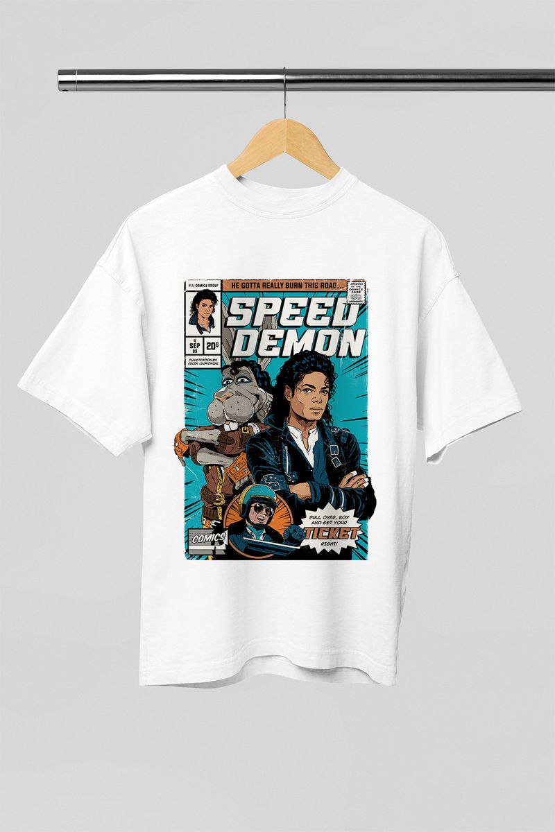 Nome do produto: OVERSIZED - MICHAEL JACKSON - SPEED DEMON