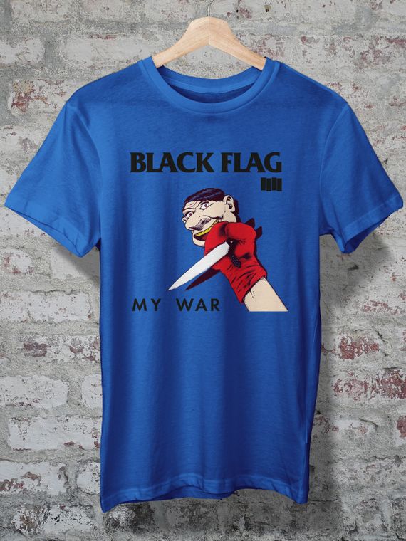 CAMISETA - BLACK FLAG - MY WAR