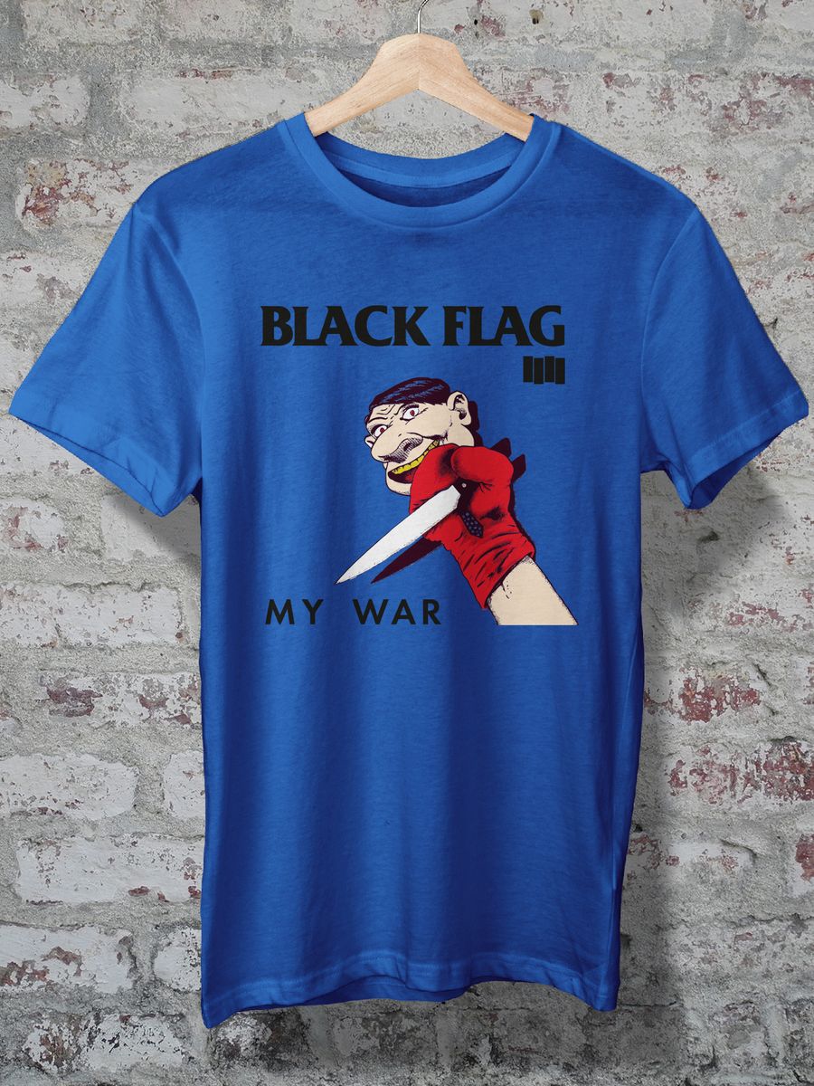 Nome do produto: CAMISETA - BLACK FLAG - MY WAR