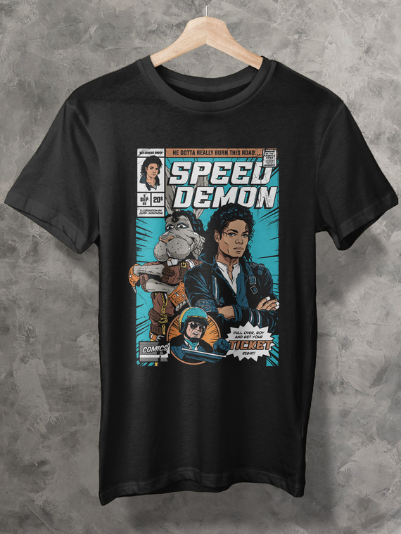 CAMISETA - MICHAEL JACKSON - SPEED DEMON