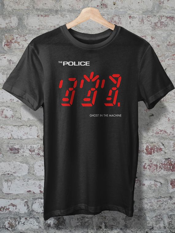 CAMISETA - THE POLICE - THE GHOST IN THE MACHINE