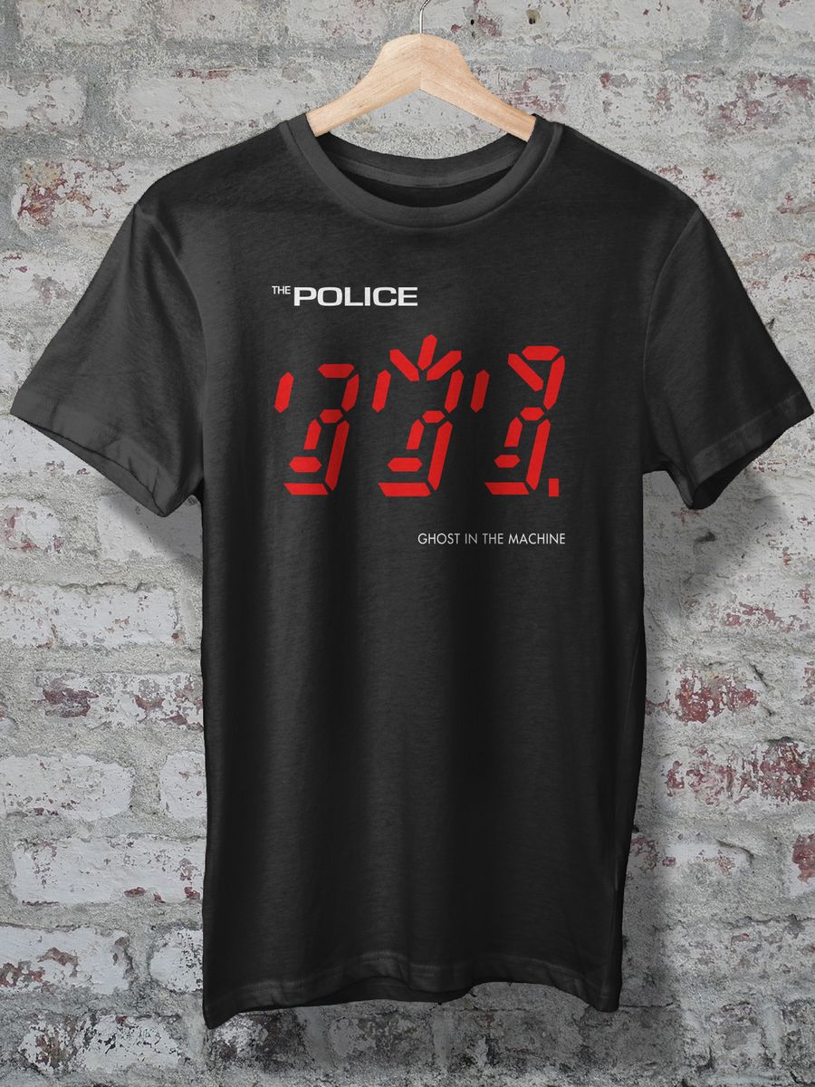 Nome do produto: CAMISETA - THE POLICE - THE GHOST IN THE MACHINE