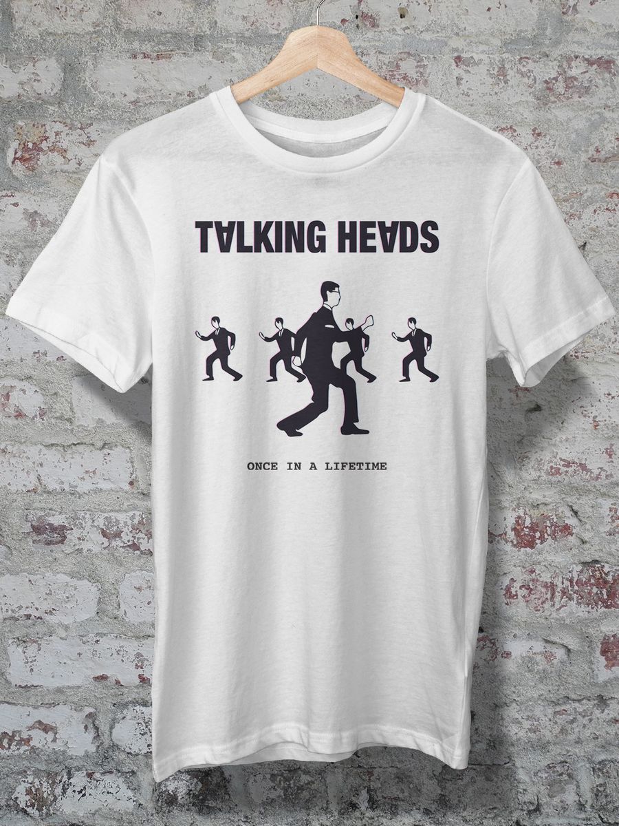 Nome do produto: CAMISETA - TALKING HEADS - ONCE IN A LIFETIME