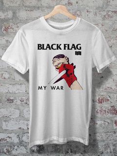 Nome do produtoCAMISETA - BLACK FLAG - MY WAR