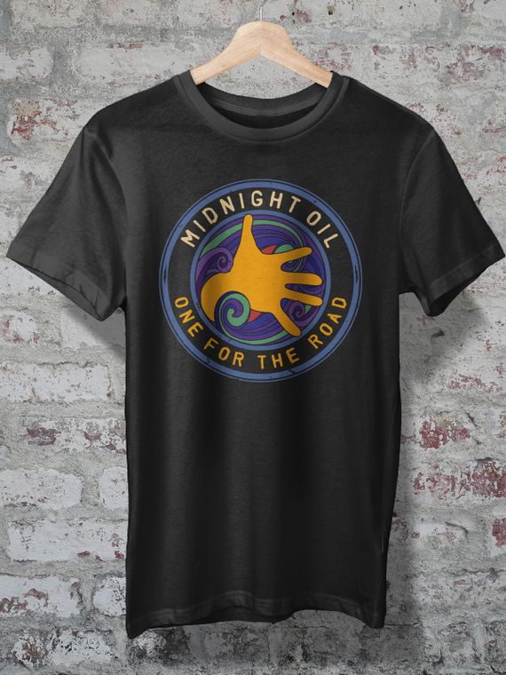 CAMISETA - MIDNIGHT OIL - ONE FOR THE ROAD