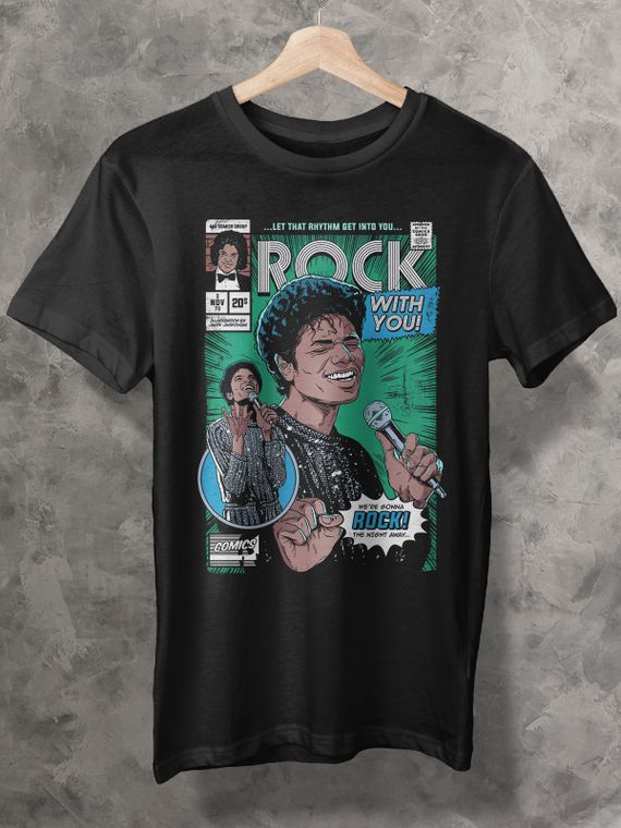 CAMISETA - MJ - ROCK WITH YOU