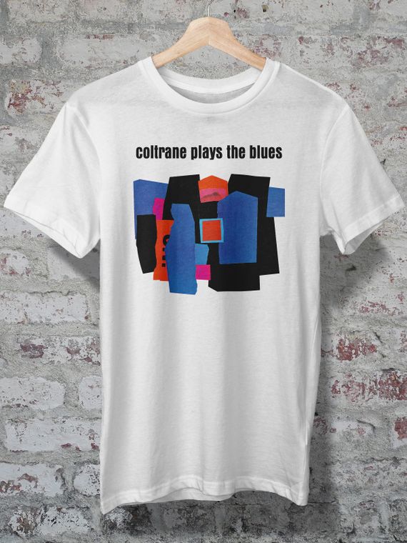CAMISETA - JOHN COLTRANE - PLAYS THE BLUES