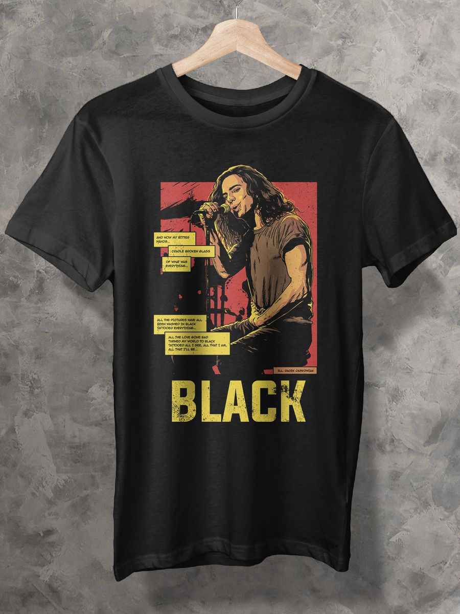 Nome do produto: CAMISETA - PJ - BLACK