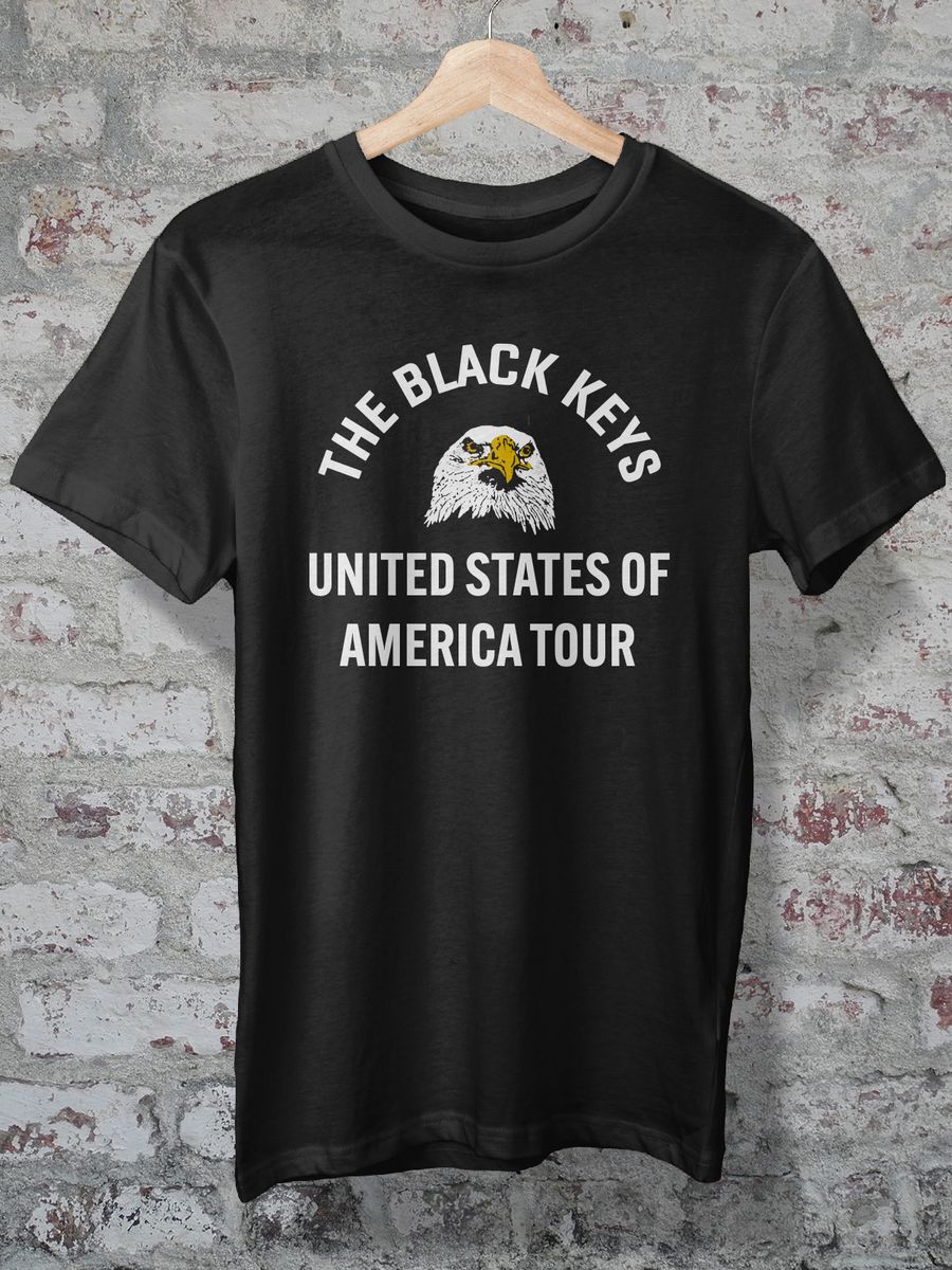 Nome do produto: CAMISETA - THE BLACK KEYS - USA TOUR