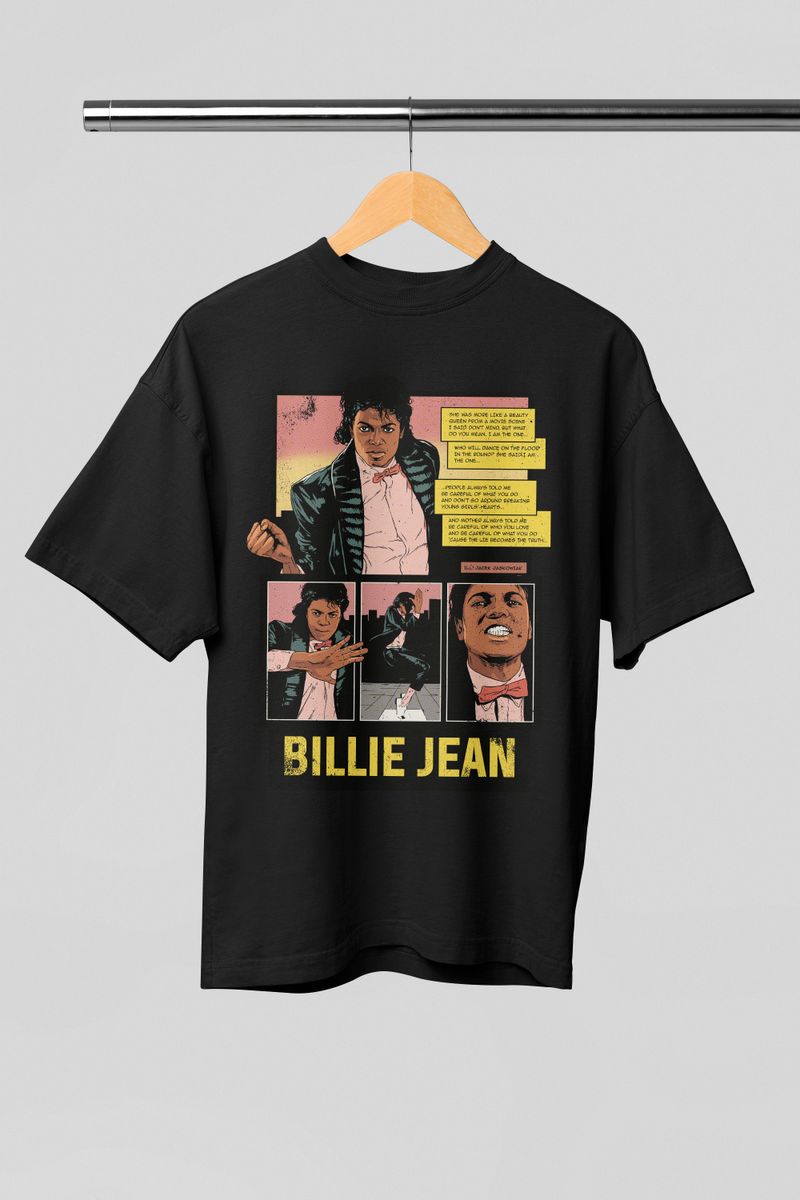 Nome do produto: OVERSIZED - MICHAEL JACKSON - BILLIE JEAN