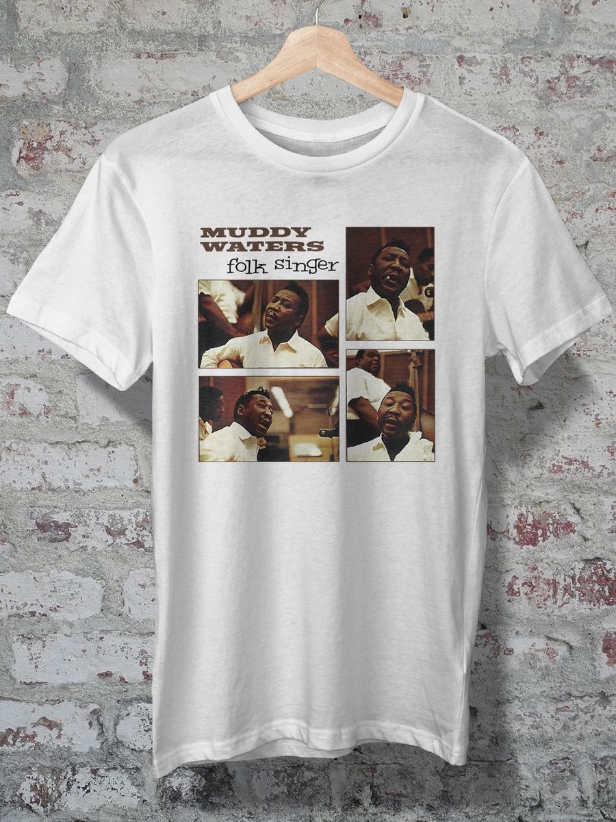 Nome do produto: CAMISETA - MUDDY WATERS - FOLK SINGER