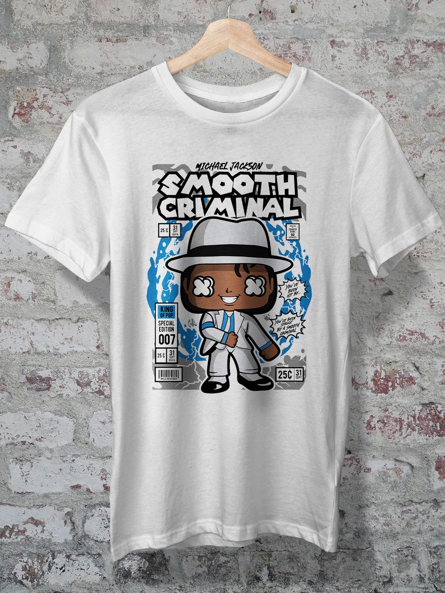 Nome do produto: CAMISETA - MICHAEL JACKSON - SMOOTH CRIMINAL