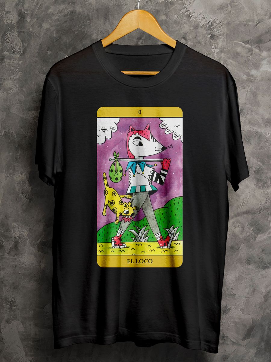 Nome do produto: CAMISETA - TARÔ - FUNNY - EL LOCO