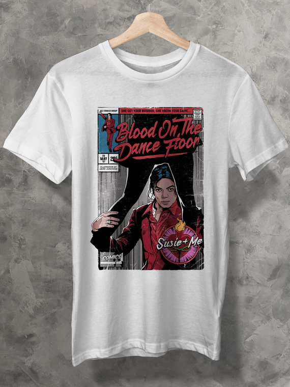 CAMISETA - MJ - BLOOD ON THE DANCE FLOOR