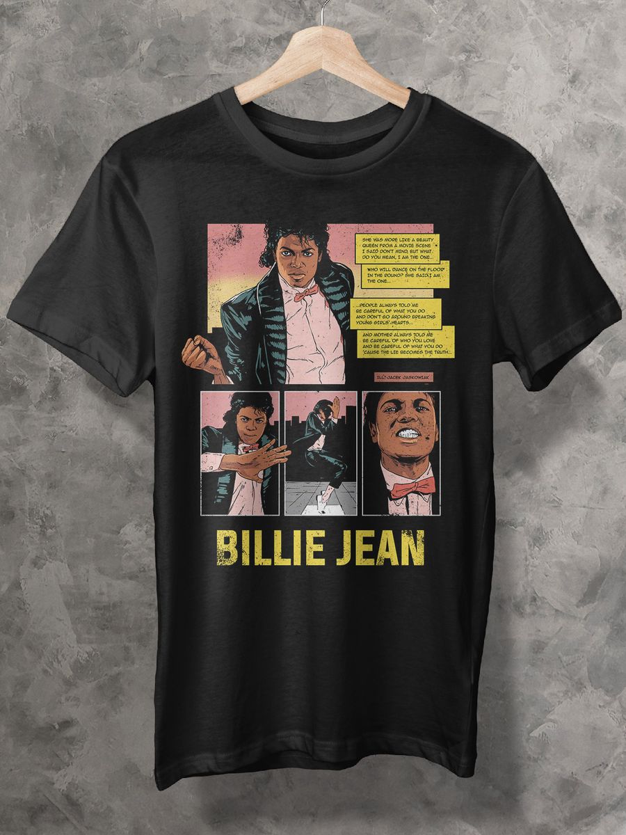 Nome do produto: CAMISETA - MICHAEL JACKSON - BILLIE JEAN