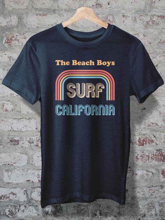 CAMISETA - THE BEACH BOYS - SURF CALIFORNIA