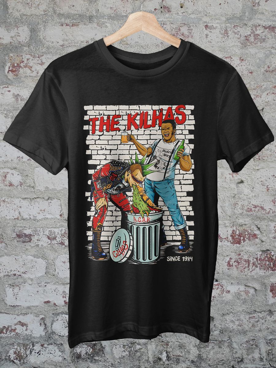 Nome do produto: CAMISETA - PS - THE KILHAS - VOMIT