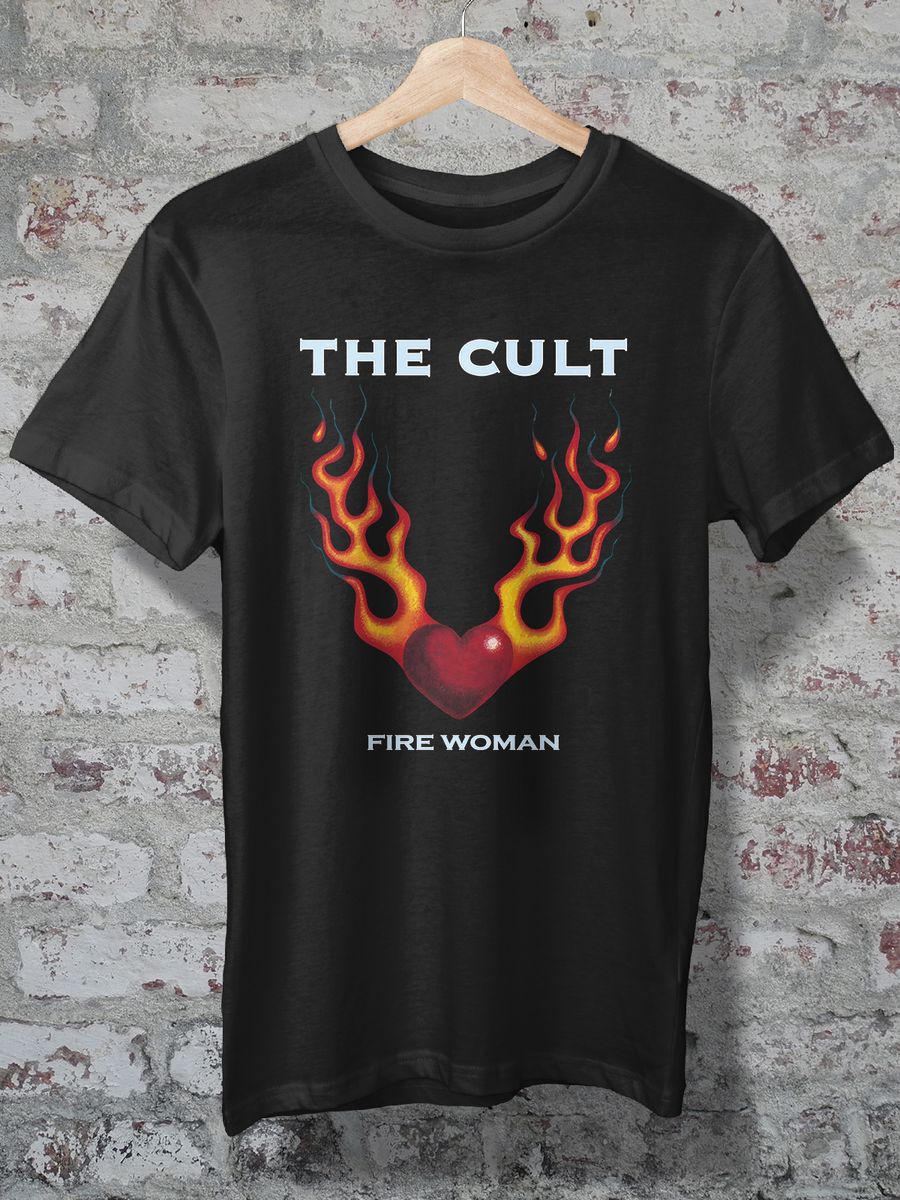 Nome do produto: CAMISETA - PS - THE CULT - FIRE WOMAN