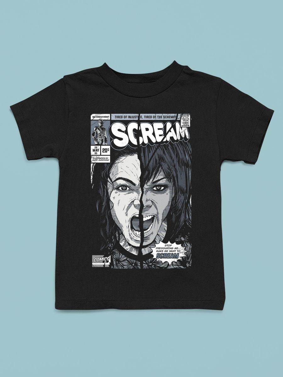 Nome do produto: CAMISETA INFANTIL - MICHAEL JACKSON - SCREAM