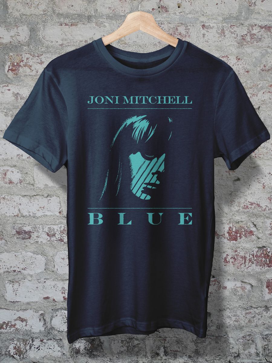 Nome do produto: CAMISETA - JONI MITCHELL - BLUE