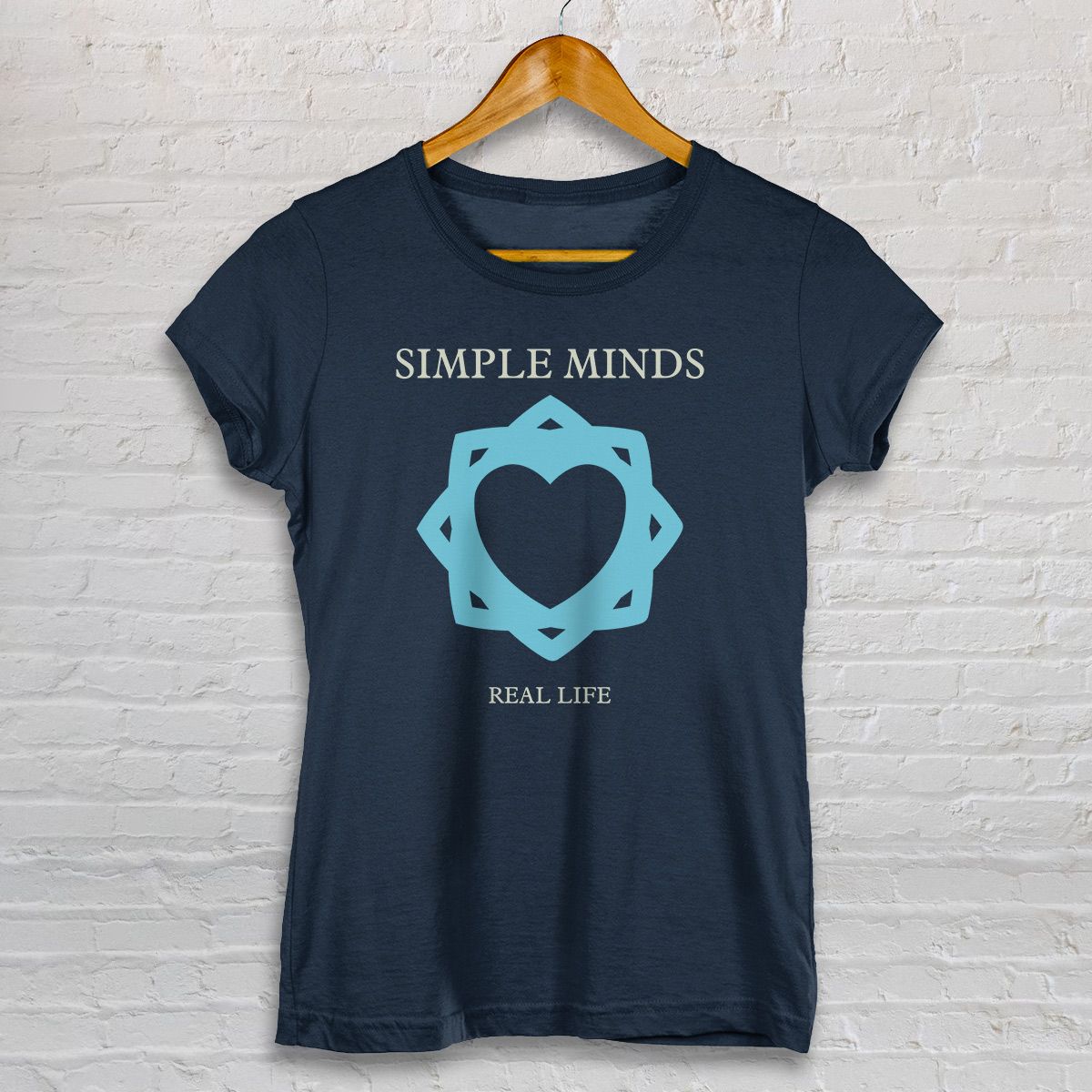 Nome do produto: BABY LOOK - SIMPLE MINDS - REAL LIFE
