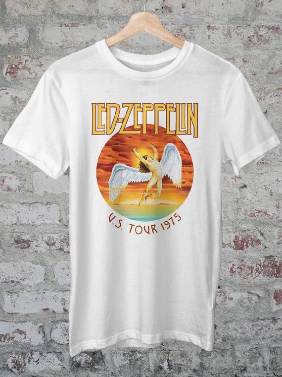 CAMISETA - LED ZEPPELIN - US TOUR 1975