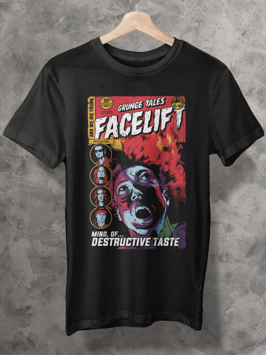 Nome do produto: CAMISETA - PS - ALICE IN CHAINS - FACELIFT