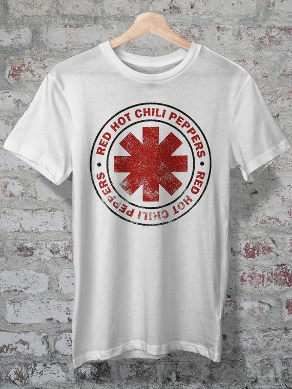 CAMISETA - RED HOT CHILI PEPPERS - LOGO