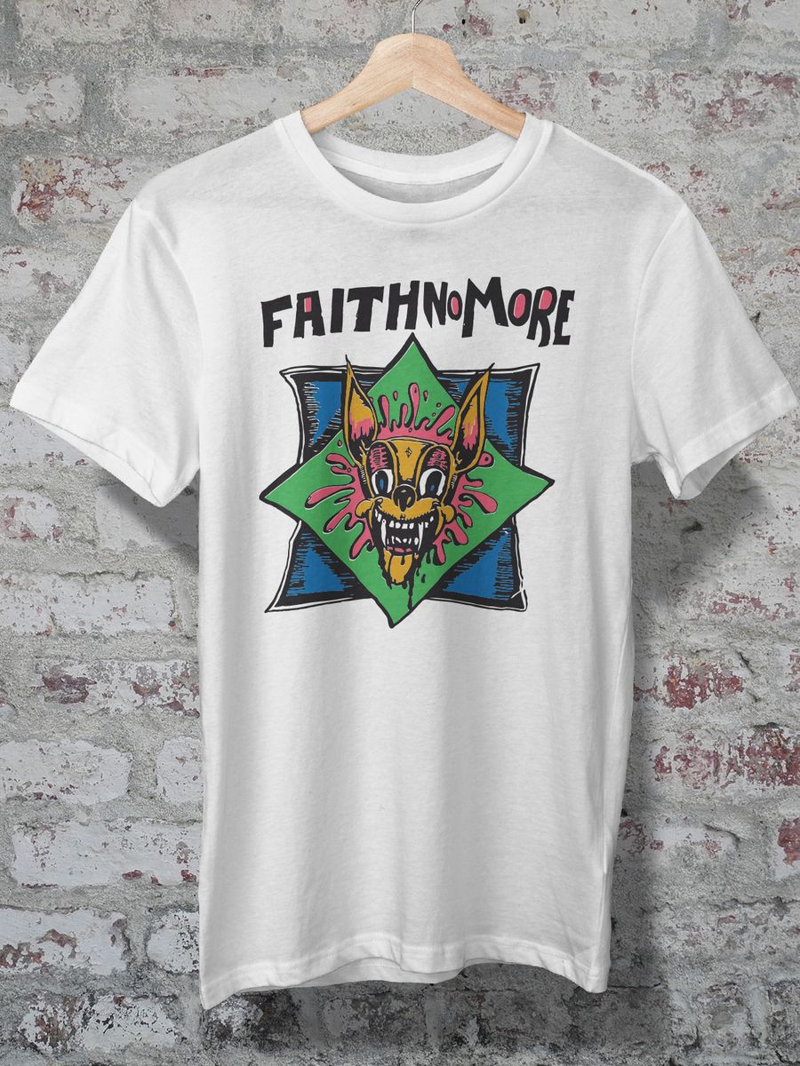 Nome do produto: CAMISETA - FAITH NO MORE - FRANK KOZIK 1990