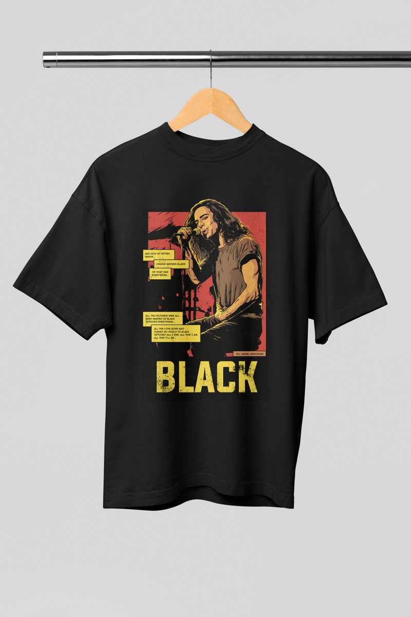 Nome do produto: OVERSIZED - PEARL JAM - BLACK