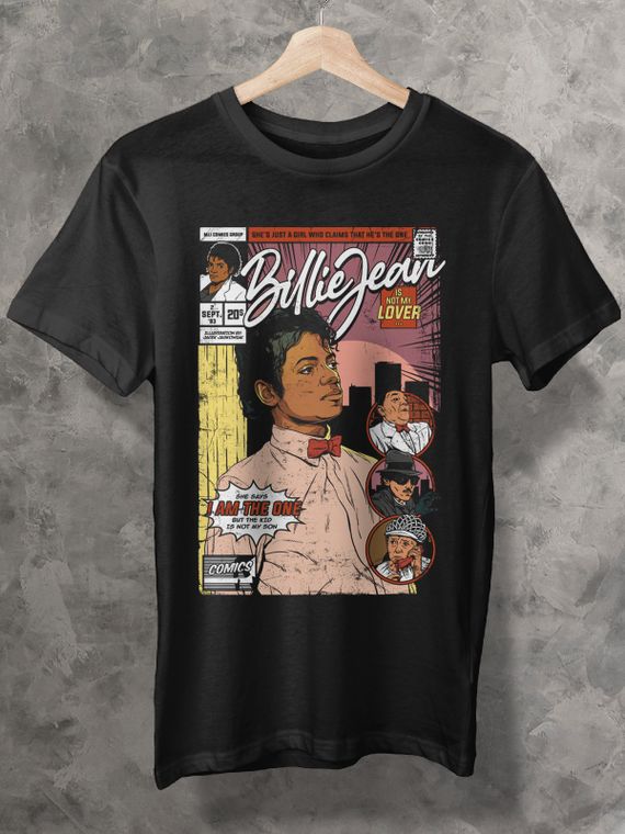 CAMISETA - MJ - BILLIE JEAN