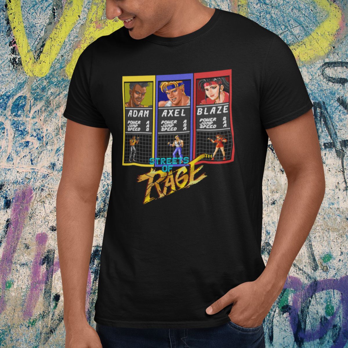 Nome do produto: Camiseta Streets of Rage - Select Player