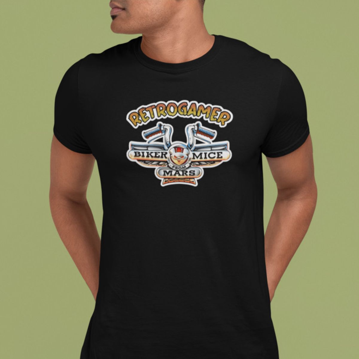 Nome do produto: Camiseta Retrogamer Biker Mice from Mars