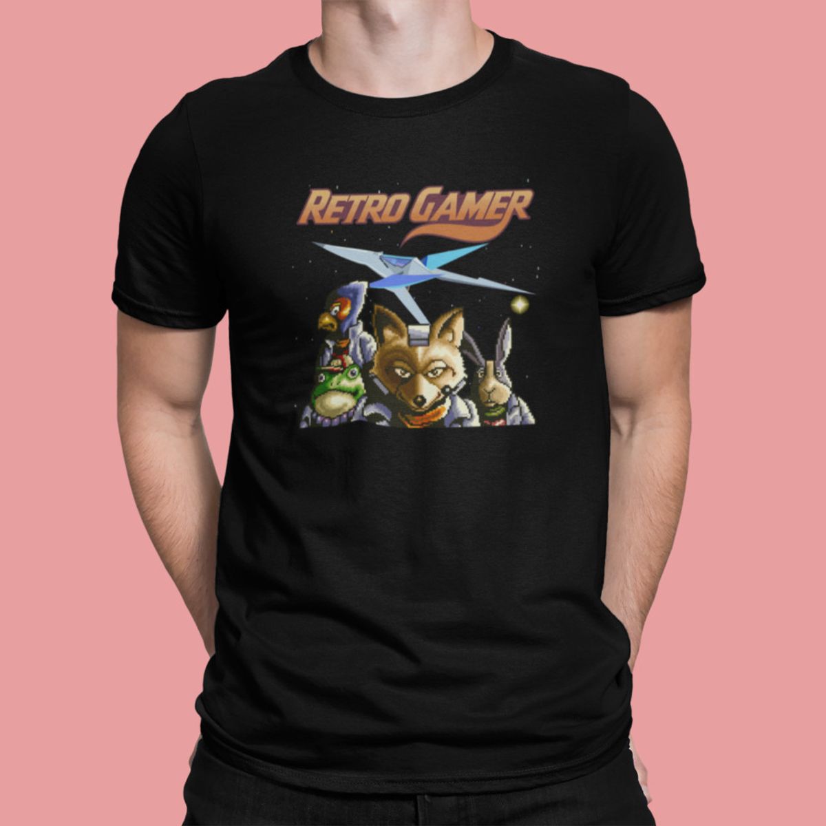 Nome do produto: Camiseta Retrogamer Star Fox