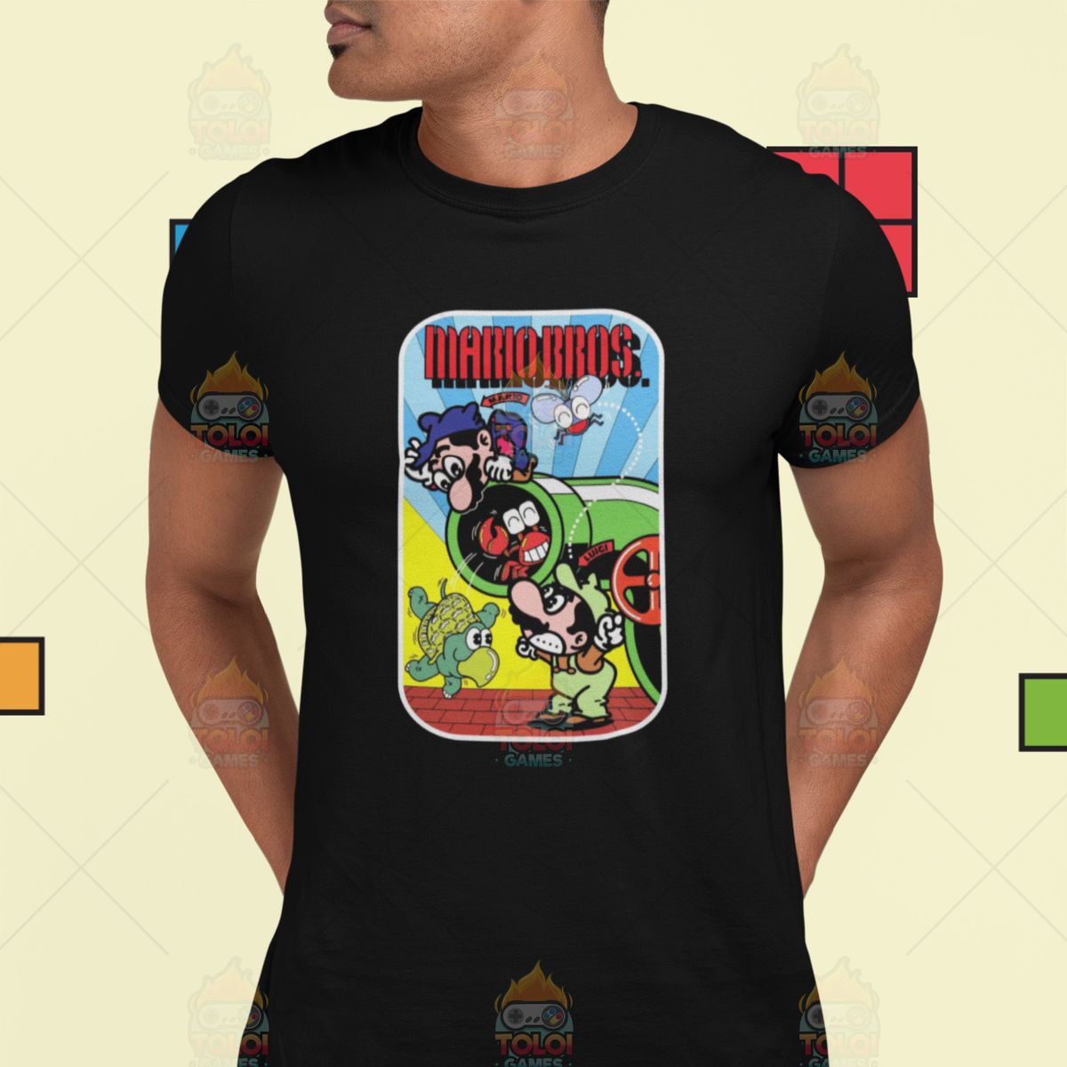 Nome do produto: Camiseta Mario Bros Arcade
